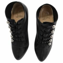 Christian Louboutin Fifre 120 Ankle Boots In Black Nappa Leather 18 Christian Louboutin Fifre 120 Ankle Boots In Black Nappa Leather -winter shoes Sales 2023 879101 9