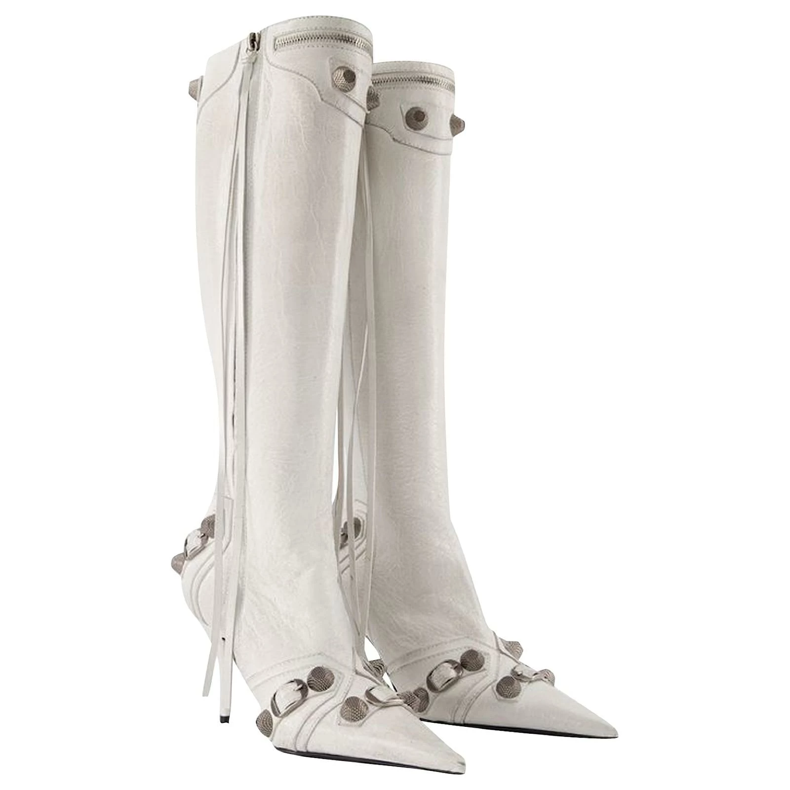Cagole H90 Boots - Balenciaga - Leather - White 2 Cagole H90 Boots - Balenciaga - Leather - White - Image 2