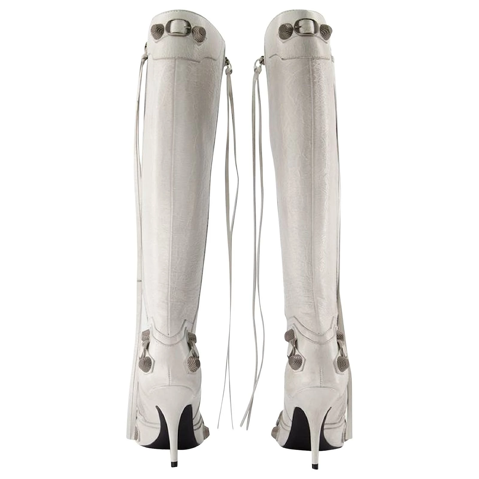 Cagole H90 Boots - Balenciaga - Leather - White 3 Cagole H90 Boots - Balenciaga - Leather - White - Image 3