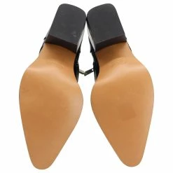 Chloé Chloe Lace-Up Pointed Mid-Calf Boots In Black Leather -winter shoes Sales 2023 880226 5