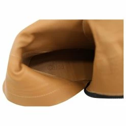 Chloé Chloe Lace-Up Pointed Mid-Calf Boots In Black Leather -winter shoes Sales 2023 880226 7