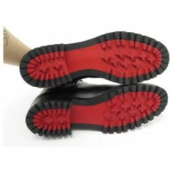 CHRISTIAN LOUBOUTIN CAPAHUTTA SHOES 41 SPIKE SHOES BLACK LEATHER ANKLE BOOTS -winter shoes Sales 2023 881648 3