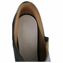 Maison Martin Margiela Maison Margiela Peep Toe Ankle Boots In Black Leather -winter shoes Sales 2023 882432 9