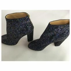 Charlotte Olympia Leather Ankle Boots Metallic -winter shoes Sales 2023 885053 5