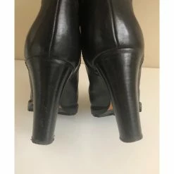 Jil Sander Leather Biker Boots Black 14 Jil Sander Leather Biker Boots Black -winter shoes Sales 2023 88638 7