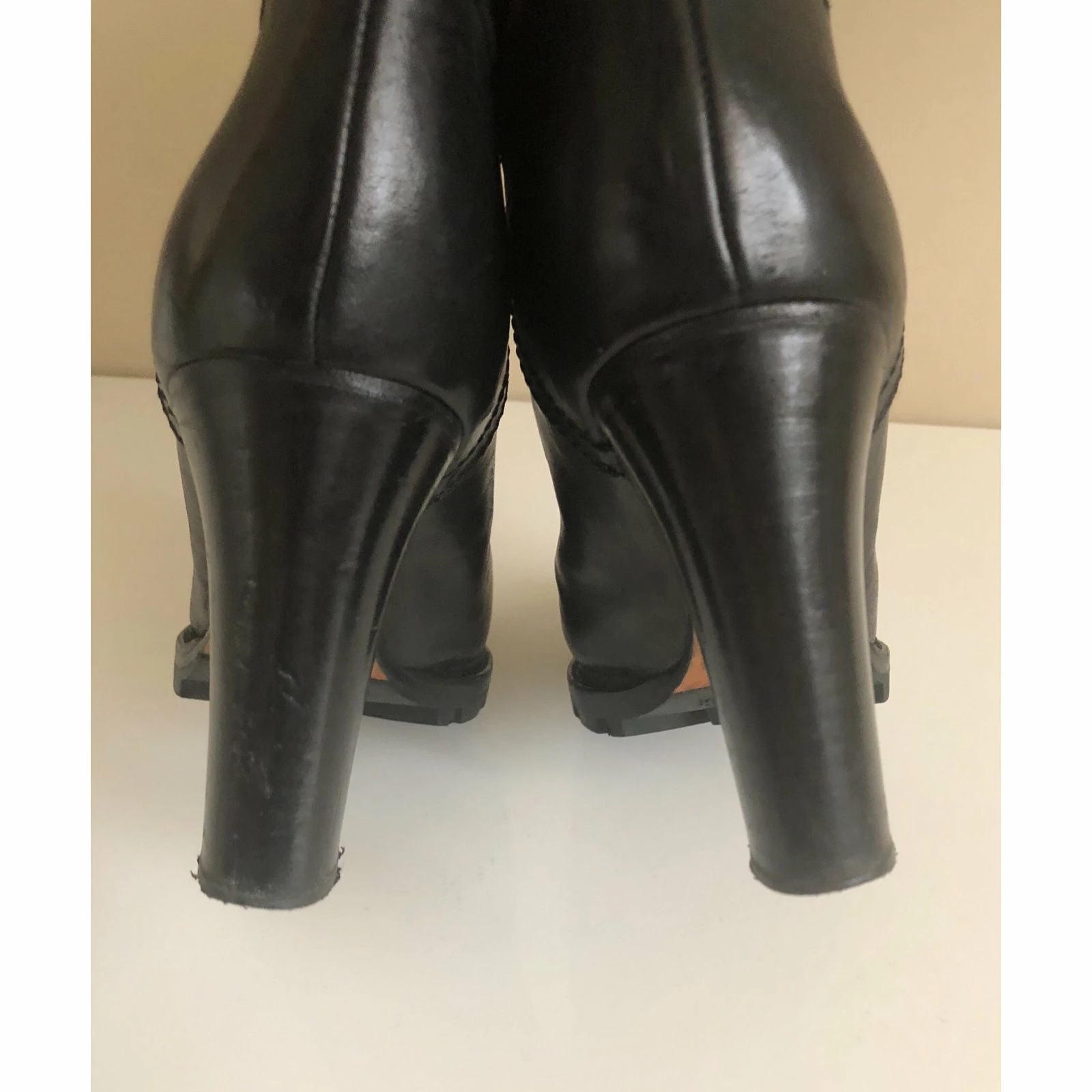 Jil Sander Leather Biker Boots Black 7 Jil Sander Leather Biker Boots Black - Image 7