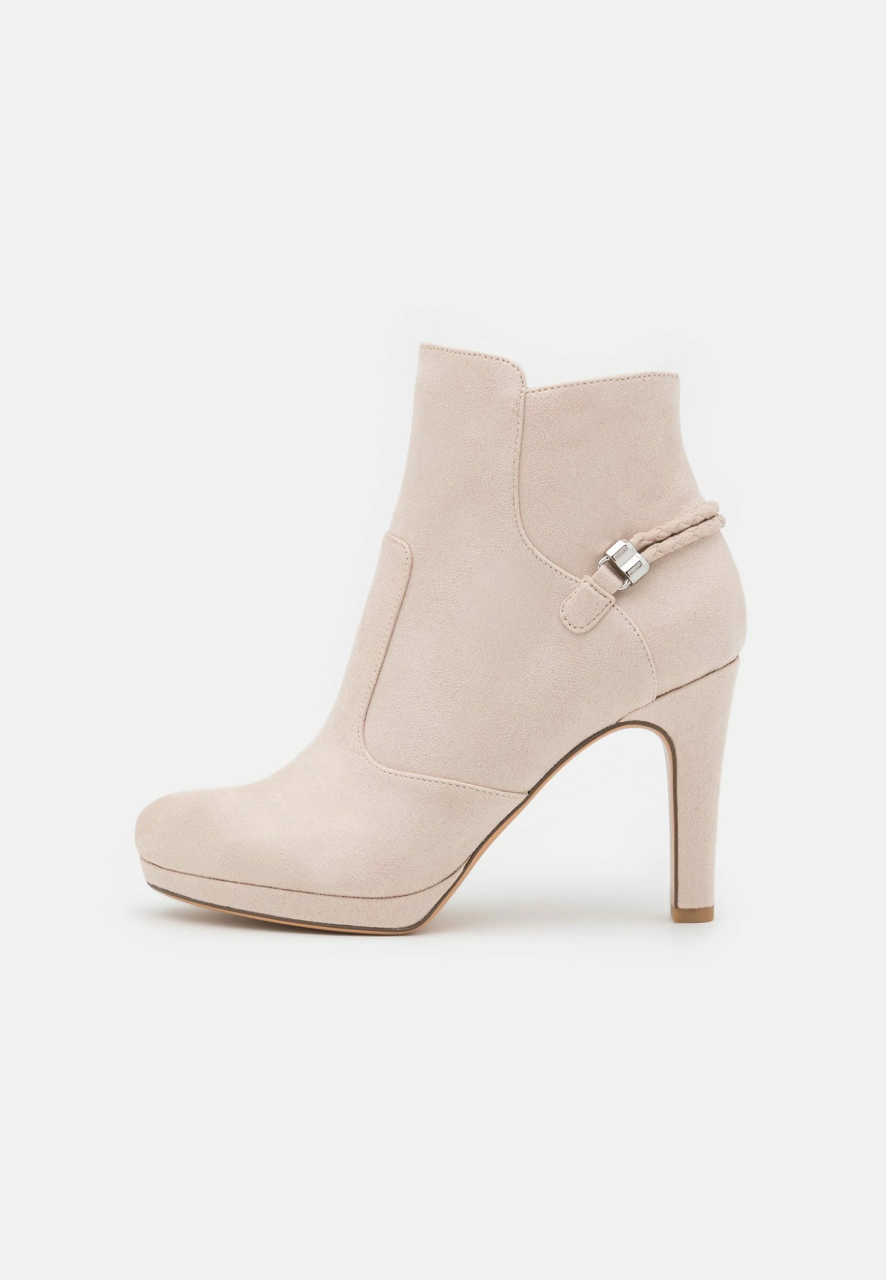 Tamaris Classic Ankle Boots - Ivory 2 Tamaris Classic Ankle Boots - Ivory - Image 2