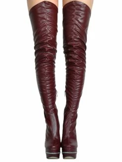 Thigh High Boots High Heel Women's Black Leather Back Zipper Sexy Boots Over The Knee Party Shoes -winter shoes Sales 2023 88f7e888 8c53 436f b9bd 0b0a1c253e2a