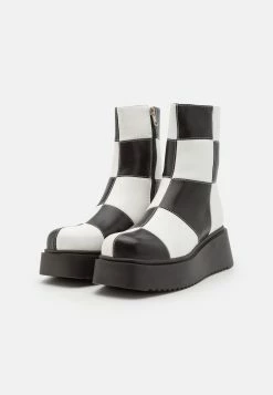 Lamoda Lose Yourself - Platform Ankle Boots - Black/White -winter shoes Sales 2023 8a71e66959104864afc86980eb567d2a