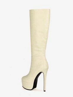 Women's Animal Print Platform Stiletto Heel Knee High Boots -winter shoes Sales 2023 8b8844e0 943e 46a0 b67c c8d57c785803