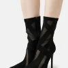 Jeffrey Campbell Stripes - High Heeled Ankle Boots