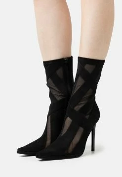 Jeffrey Campbell Stripes - High Heeled Ankle Boots