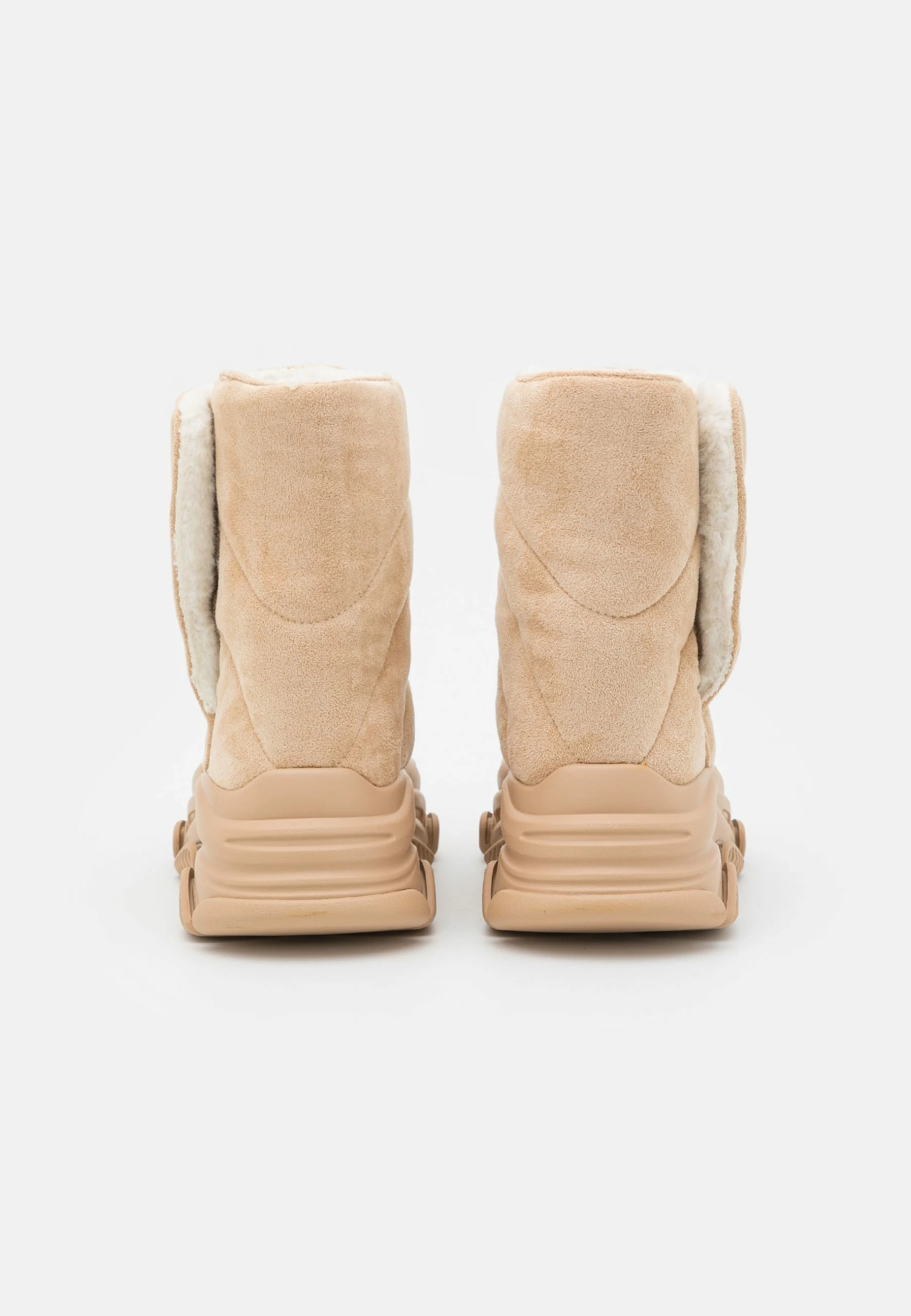 Steve Madden Puff - Platform Ankle Boots - Sand 4 Steve Madden Puff - Platform Ankle Boots - Sand - Image 4