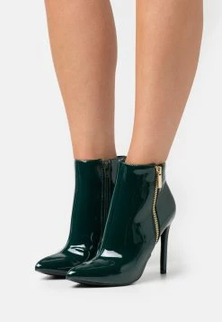Even&Odd High Heeled Ankle Boots - Green