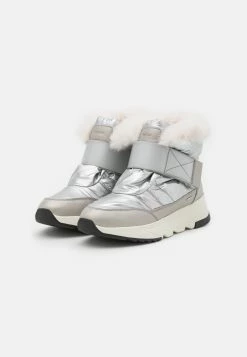 Geox Falena- Platform Ankle Boots - Silver/Light Grey -winter shoes Sales 2023 941d359162ec40caa6ab0e7aa939af14