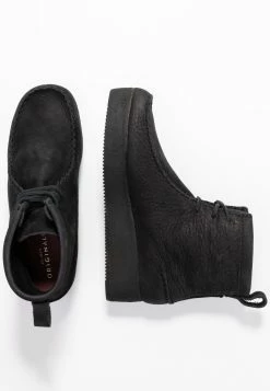 Clarks Originals Wallabee Craft - Platform Ankle Boots - Black -winter shoes Sales 2023 945c2babbfa44f669582b7aa5c7666dc