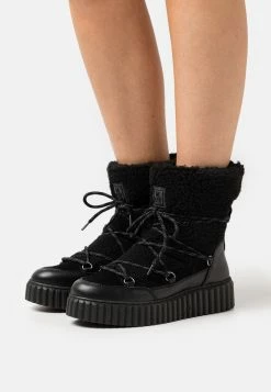 Marc O'Polo Bianca- Lace-Up Ankle Boots - Black