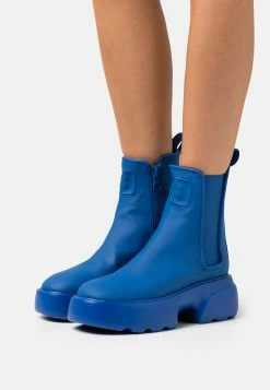 COPENHAGEN Cph143- Platform Ankle Boots - Royal Blue