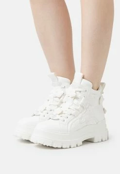 Buffalo Aspha Mid Cloud - Lace-Up Ankle Boots - White
