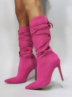 High Heel Boots Women Pointed Toe Lace Up Booties -winter shoes Sales 2023 9df453b5 1f82 4f3b aa73 9bc64937ae92