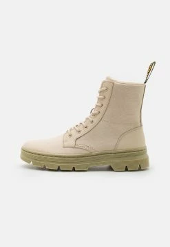 Dr. Martens Combs Unisex - Lace-Up Ankle Boots - Parchment Beige