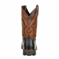 Men's Durango Maverick Xp Steel Toe Ventilated Pull-on Work Boots -winter shoes Sales 2023 DDB0175 back