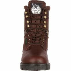 Men's Georgia Boots Homeland Waterproof Work Boots Brown -winter shoes Sales 2023 G108 3 EXTRALARGE