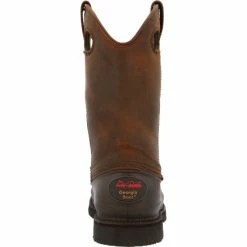 Men's Georgia Boots Muddog Wellington Work Boots Brown -winter shoes Sales 2023 G5514 back