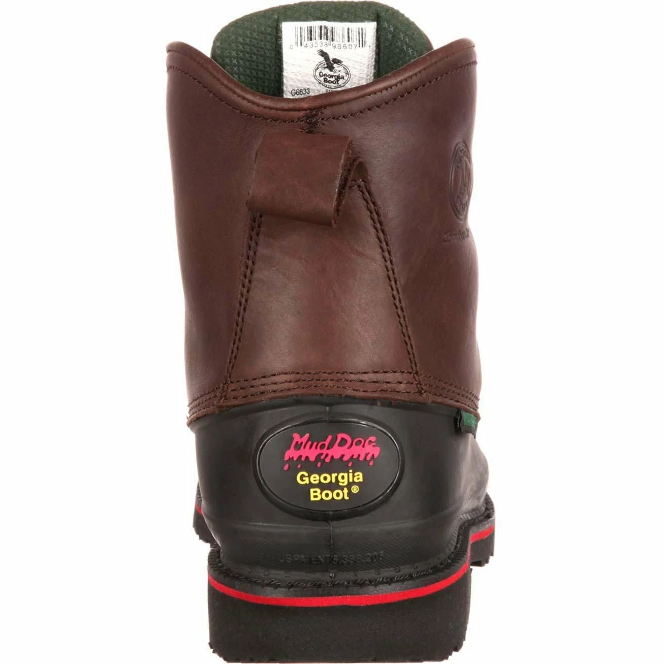 Men's Georgia Boots Muddog Waterproof Steel Toe Work Boots Black 5 Men's Georgia Boots Muddog Waterproof Steel Toe Work Boots Black - Image 5