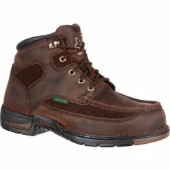 Men's Georgia Boots Athens Steel Toe Waterproof Work Boots Brown