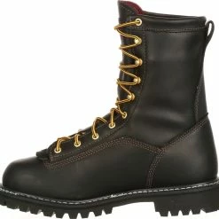 Men's Georgia Boots Lace-to-Toe GORE-TEX® Waterproof Insulated Work Boots Black -winter shoes Sales 2023 G8040 5 EXTRALARGE