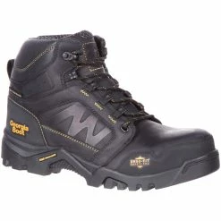 Men's Georgia Boots Amplitude Composite Toe Waterproof Work Boots Black