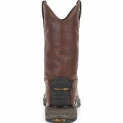 Men's Georgia Boots Carbo-Tec Lt Waterproof Pull-On Work Boots Brown -winter shoes Sales 2023 GB00308 4 LARGE 99a94c02 6ce4 4034 8b09 e1de7643d7d3
