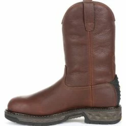 Men's Georgia Boots Carbo-Tec Lt Waterproof Pull-On Work Boots Brown -winter shoes Sales 2023 GB00308 5 LARGE a5ac55c1 9202 4481 b1ba 74d45137420c
