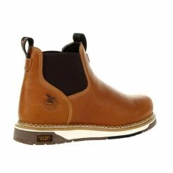 Men's Georgia Boots Amp Lt Wedge Chelsea Work Boots Brown -winter shoes Sales 2023 GB00346 23