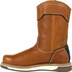 Men's Georgia Boots Amp Lt Wedge Pull On Work Boots Brown -winter shoes Sales 2023 GB00349 5 LARGE 6c06fda3 6dee 45cc 93c2 9847dbc4c053