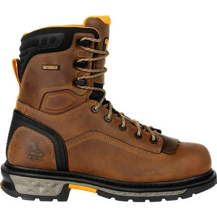 Men's Georgia Boots Carbo-Tec Ltx Waterproof Work Boots Brown 2 Men's Georgia Boots Carbo-Tec Ltx Waterproof Work Boots Brown - Image 2