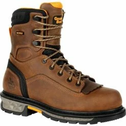 Men's Georgia Boots Carbo-Tec Ltx Waterproof Work Boots Brown