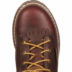 Men's Georgia Boots Waterproof Lace-To-Toe Work Boots Brown -winter shoes Sales 2023 GBOT052 6 EXTRALARGE 4379de74 668f 43bf a5d8 601ec172c281