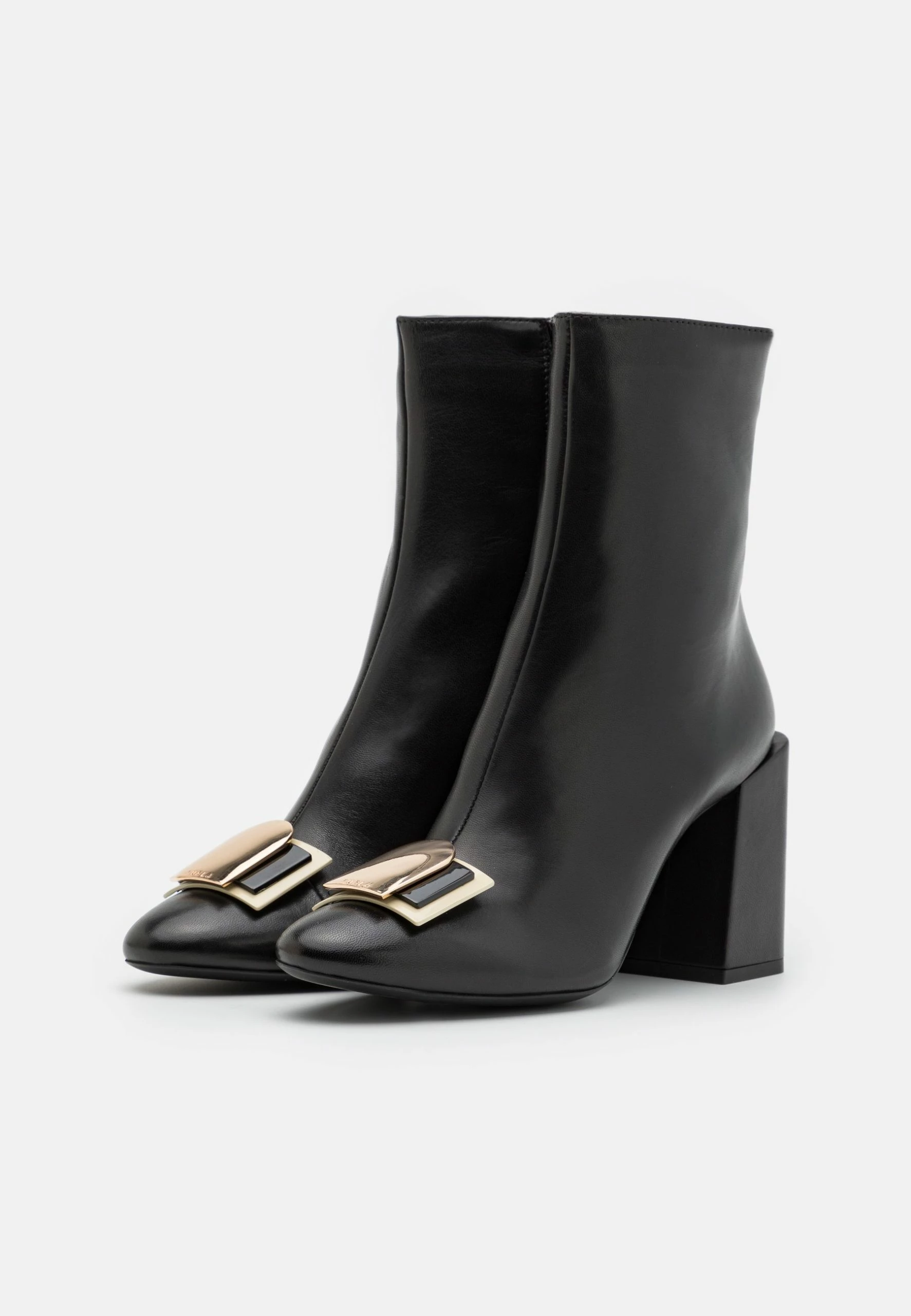 Furla Emma- High Heeled Ankle Boots - Nero 2 Furla Emma- High Heeled Ankle Boots - Nero - Image 2