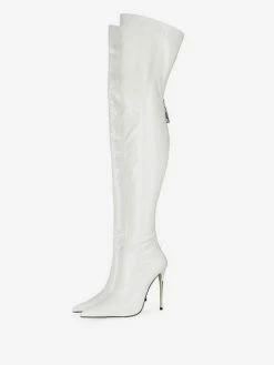 Women's Patent Leather Thigh High Heel Boots Bright Leather -winter shoes Sales 2023 a2b8a499 56d0 4a67 a3c3 418149de71e0