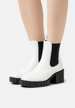 Even&Odd Platform Ankle Boots - White