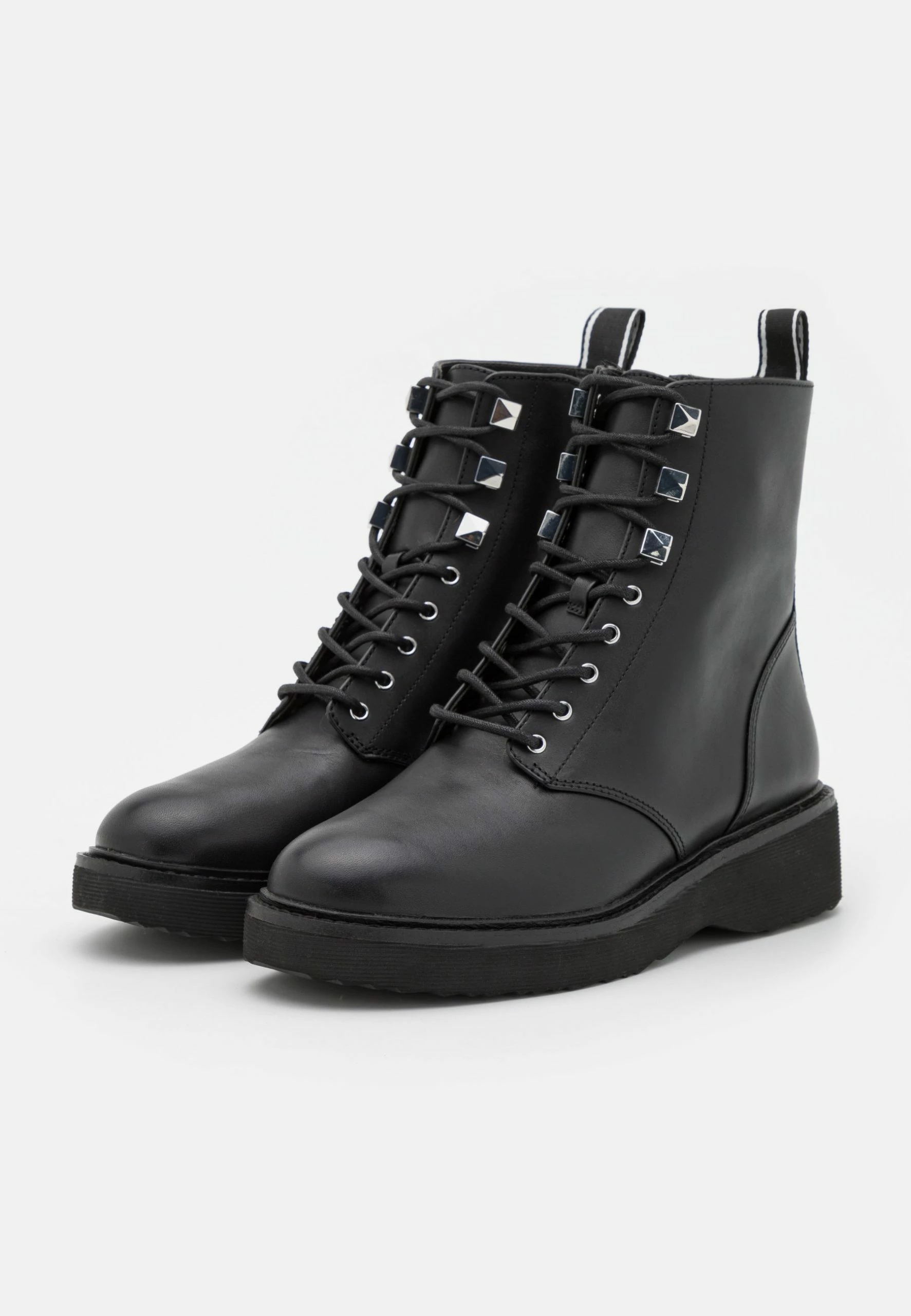 MICHAEL Michael Kors Haskell Bootie - Lace-Up Ankle Boots - Black 3 MICHAEL Michael Kors Haskell Bootie - Lace-Up Ankle Boots - Black - Image 3