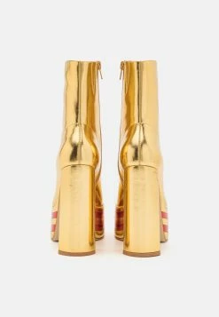 Jeffrey Campbell Just Danke - Platform Ankle Boots - Gold -winter shoes Sales 2023 a95465a353164341aeb771f5c15c16cb