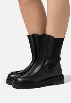 Sportmax Talento - Platform Ankle Boots - Nero