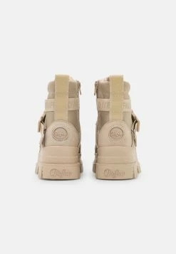 Buffalo Vegan Aspha- Lace-Up Ankle Boots - Beige -winter shoes Sales 2023 abafefe2ec514a12a531fde87f506c57