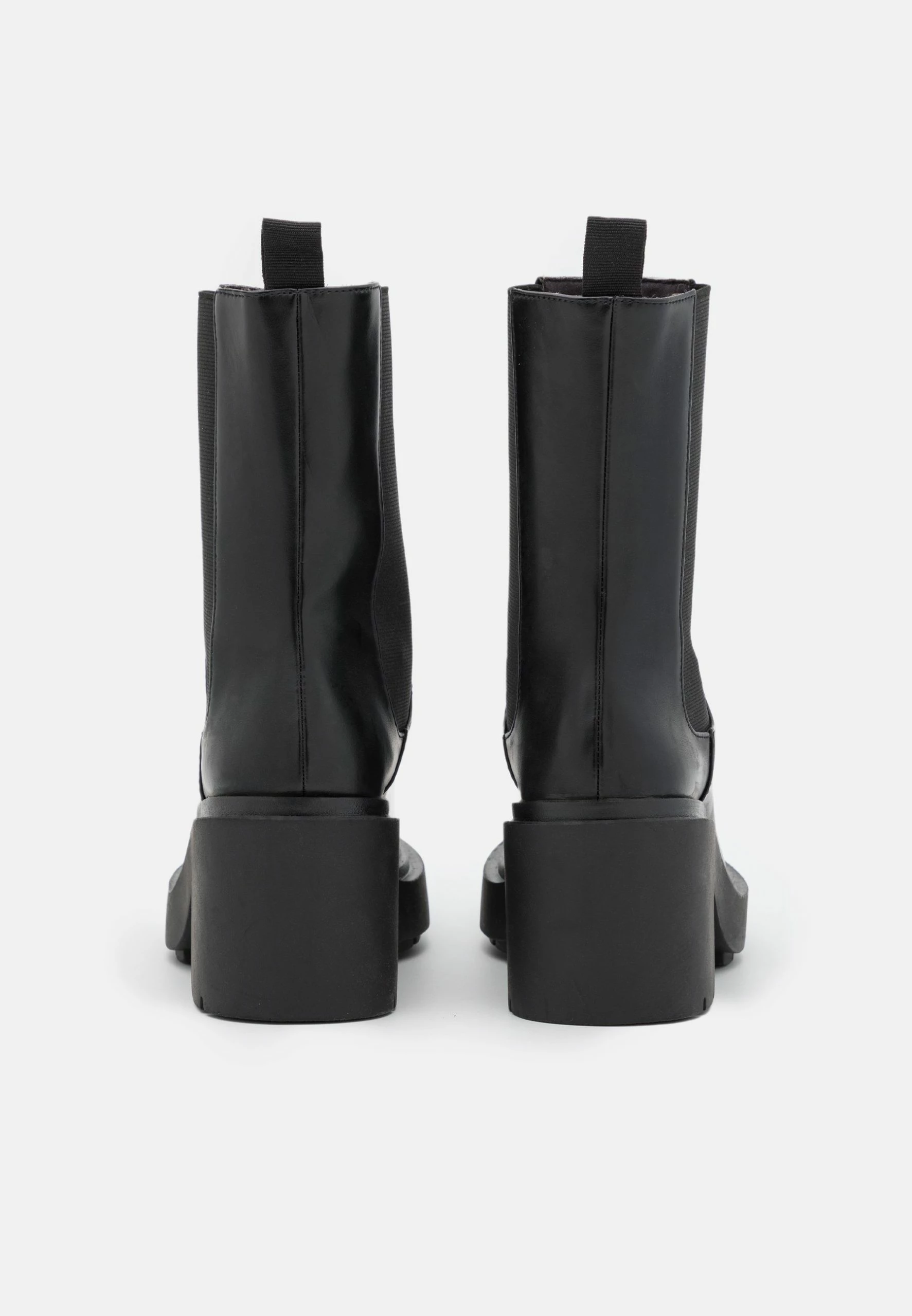 Monki Platform Ankle Boots - Black Dark 4 Monki Platform Ankle Boots - Black Dark - Image 4