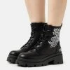 Even&Odd Platform Ankle Boots - Black