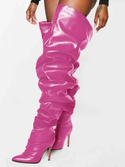 Women's Wide Slouch Thigh High Heel Boots In Black Bright Leather 10 Women's Wide Slouch Thigh High Heel Boots In Black Bright Leather -winter shoes Sales 2023 aefd9a9f 8a25 45dc a820 cfb889437e98