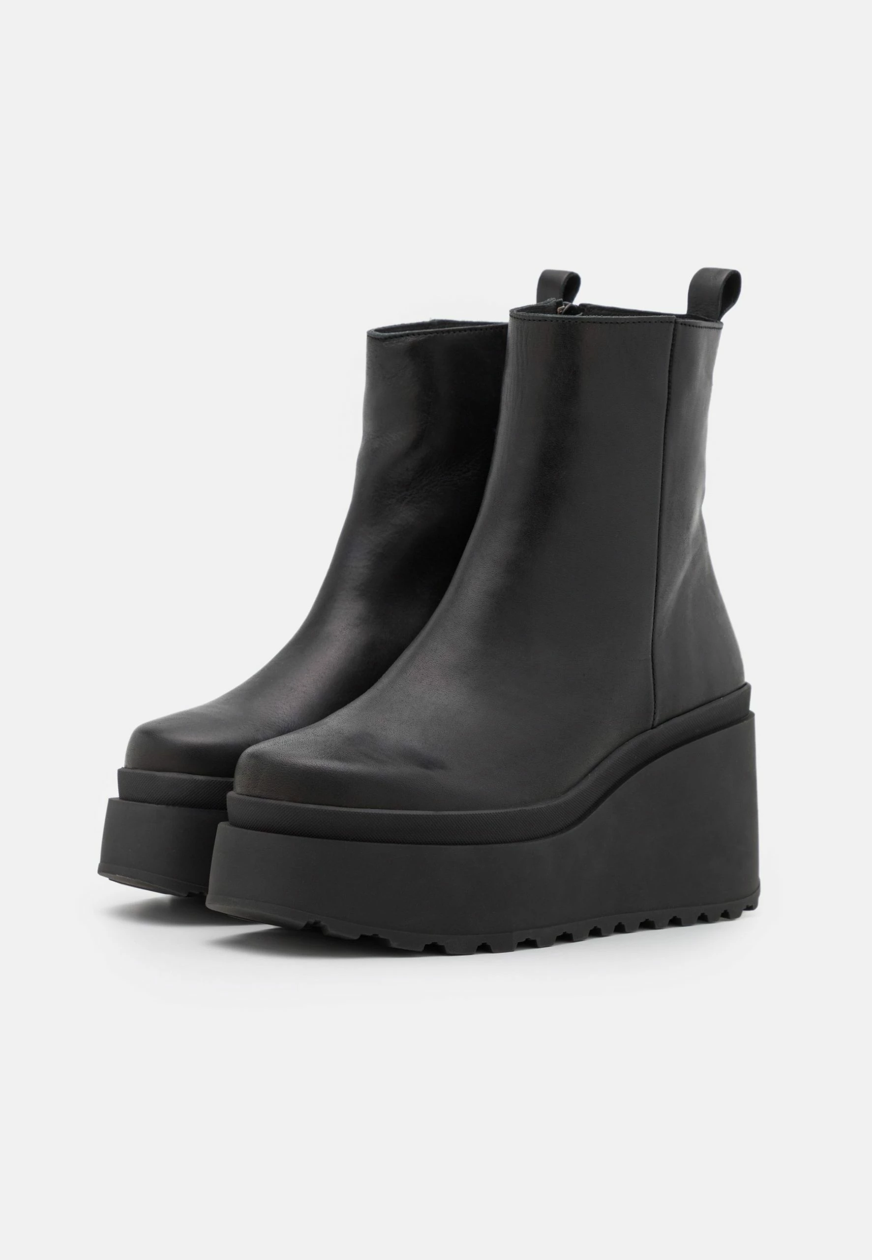 Zign Leather - Platform Ankle Boots - Black 3 Zign Leather - Platform Ankle Boots - Black - Image 3